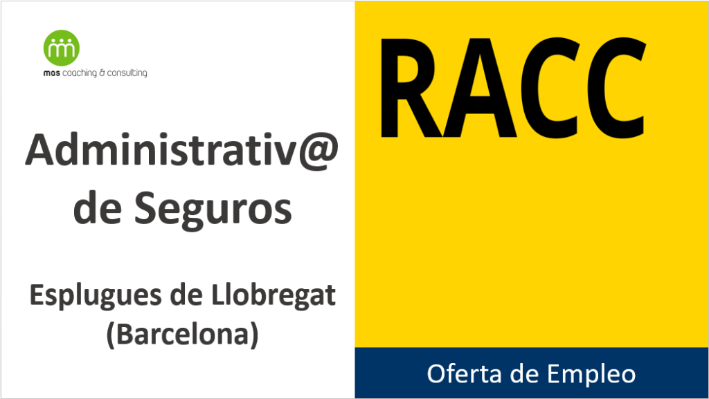 Administrativo/a de Seguros