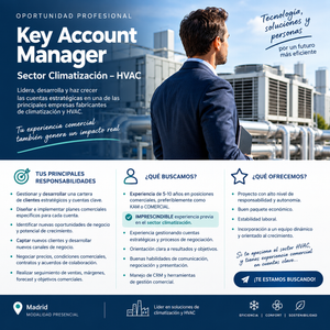 Key Account Manager_KAM_Climatización y HVAC_Madrid
